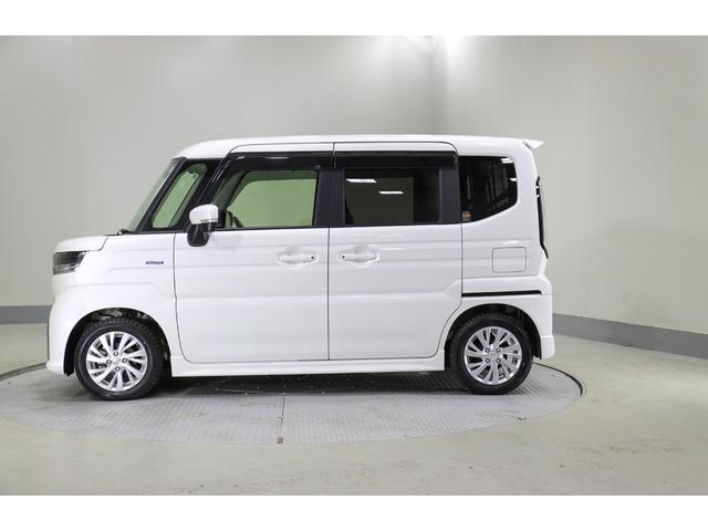 スペーシアカスタム ハイブリッドGS 4WD レンタアップ 社外ナビ フルセグTV ETC 衝突軽減サポート Iストップ 片側パワスラ シートH Hミラー ステコン クルコン ブレーキH レーンアシスト コーナーセンサー LED 純正AW(15枚目)