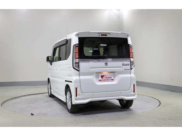 スペーシアカスタム ハイブリッドGS 4WD レンタアップ 社外ナビ フルセグTV ETC 衝突軽減サポート Iストップ 片側パワスラ シートH Hミラー ステコン クルコン ブレーキH レーンアシスト コーナーセンサー LED 純正AW(22枚目)