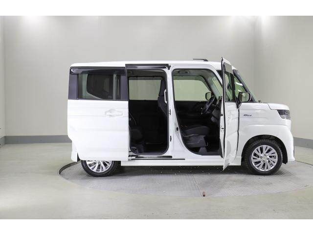スペーシアカスタム ハイブリッドGS 4WD レンタアップ 社外ナビ フルセグTV ETC 衝突軽減サポート Iストップ 片側パワスラ シートH Hミラー ステコン クルコン ブレーキH レーンアシスト コーナーセンサー LED 純正AW(44枚目)
