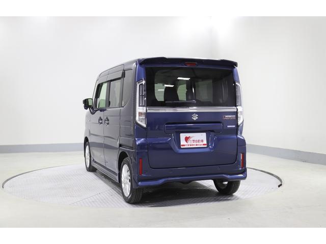 スペーシアカスタム ハイブリッドGS 4WD レンタアップ 社外ナビ フルセグTV ETC 衝突軽減サポート Iストップ 片側パワスラ シートH Hミラー ステコン クルコン ブレーキH レーンアシスト コーナーセンサー LED 純正AW(21枚目)