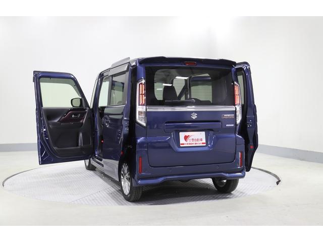 スペーシアカスタム ハイブリッドGS 4WD レンタアップ 社外ナビ フルセグTV ETC 衝突軽減サポート Iストップ 片側パワスラ シートH Hミラー ステコン クルコン ブレーキH レーンアシスト コーナーセンサー LED 純正AW(24枚目)