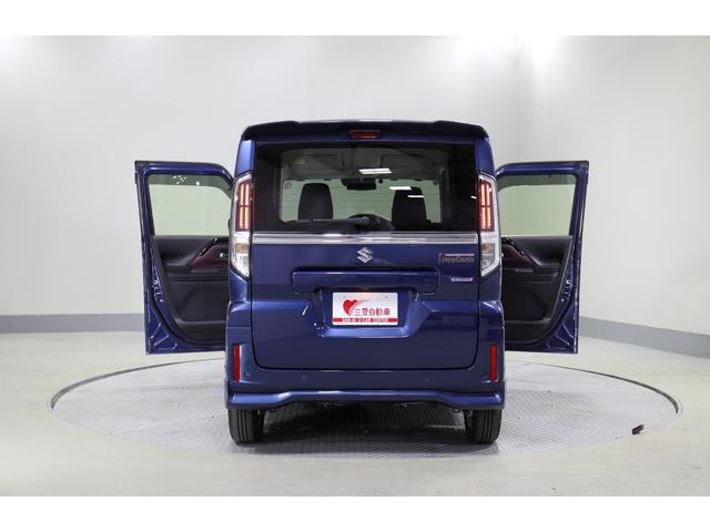 スペーシアカスタム ハイブリッドGS 4WD レンタアップ 社外ナビ フルセグTV ETC 衝突軽減サポート Iストップ 片側パワスラ シートH Hミラー ステコン クルコン ブレーキH レーンアシスト コーナーセンサー LED 純正AW(30枚目)