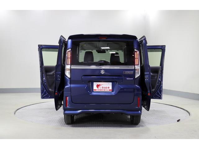 スペーシアカスタム ハイブリッドGS 4WD レンタアップ 社外ナビ フルセグTV ETC 衝突軽減サポート Iストップ 片側パワスラ シートH Hミラー ステコン クルコン ブレーキH レーンアシスト コーナーセンサー LED 純正AW(31枚目)