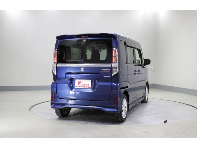 スペーシアカスタム ハイブリッドGS 4WD レンタアップ 社外ナビ フルセグTV ETC 衝突軽減サポート Iストップ 片側パワスラ シートH Hミラー ステコン クルコン ブレーキH レーンアシスト コーナーセンサー LED 純正AW(36枚目)