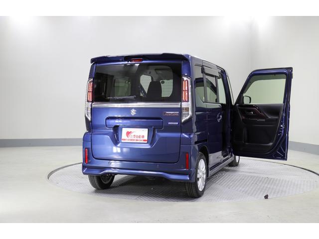 スペーシアカスタム ハイブリッドGS 4WD レンタアップ 社外ナビ フルセグTV ETC 衝突軽減サポート Iストップ 片側パワスラ シートH Hミラー ステコン クルコン ブレーキH レーンアシスト コーナーセンサー LED 純正AW(37枚目)