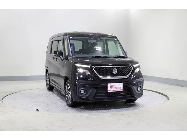 ソリオバンディット ハイブリッドMV 4WD レンタアップ 社外ナビ バックカメラ ETC 両側パワスラ 衝突軽減サポート Iストップ レーンアシスト Hミラー シートH ステコン クルコン コーナーセンサー LED 純正AW(5枚目)