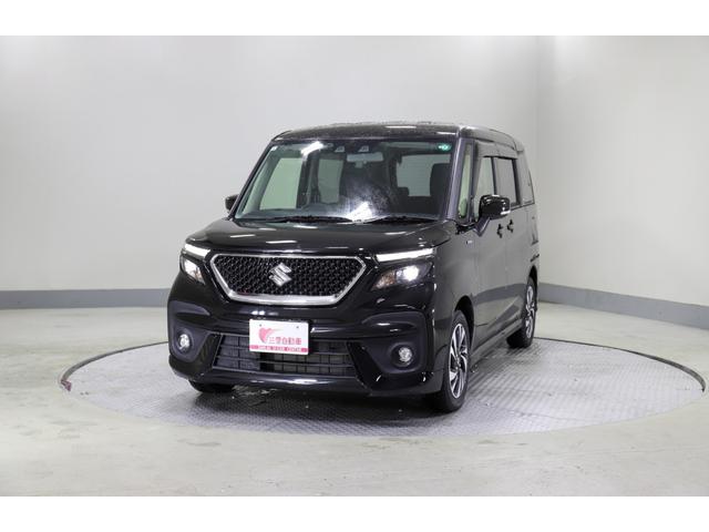 ソリオバンディット ハイブリッドMV 4WD レンタアップ 社外ナビ バックカメラ ETC 両側パワスラ 衝突軽減サポート Iストップ レーンアシスト Hミラー シートH ステコン クルコン コーナーセンサー LED 純正AW(13枚目)