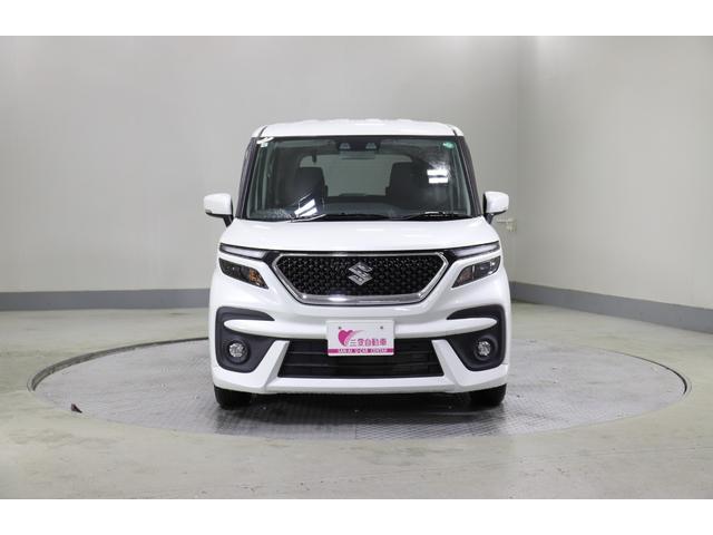 ソリオバンディット ハイブリッドMV 4WD レンタアップ 社外ナビ バックカメラ ETC 両側パワスラ 衝突軽減サポート Iストップ レーンアシスト Hミラー シートH ステコン クルコン コーナーセンサー LED 純正AW(7枚目)