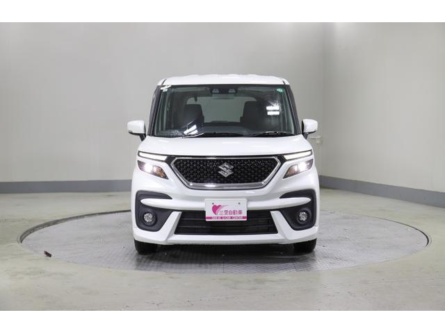 ソリオバンディット ハイブリッドMV 4WD レンタアップ 社外ナビ バックカメラ ETC 両側パワスラ 衝突軽減サポート Iストップ レーンアシスト Hミラー シートH ステコン クルコン コーナーセンサー LED 純正AW(9枚目)