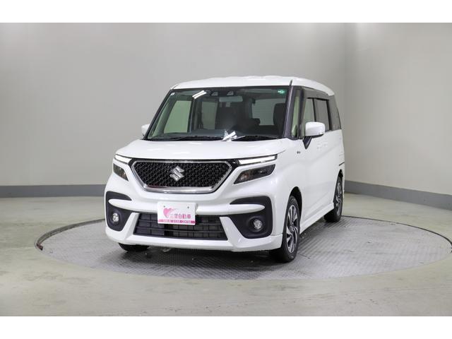 ソリオバンディット ハイブリッドMV 4WD レンタアップ 社外ナビ バックカメラ ETC 両側パワスラ 衝突軽減サポート Iストップ レーンアシスト Hミラー シートH ステコン クルコン コーナーセンサー LED 純正AW(12枚目)