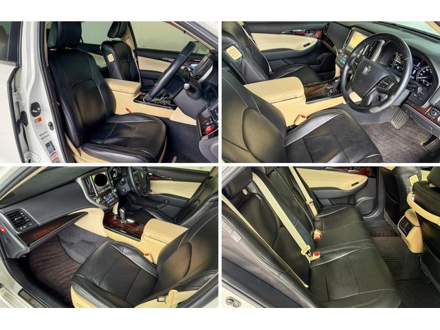 クラウン ロイヤルサルーンＧ　ｉ－Ｆｏｕｒ　４ＷＤ　純正ナビ　フルセグ　バックカメラ　ＥＴＣ　横滑り防止　オートハイビーム　クルコン　ＢＳＭ　シートメモリー　ヒーターミラー　全席レザーシートカバー　純正アルミホイール（57枚目）