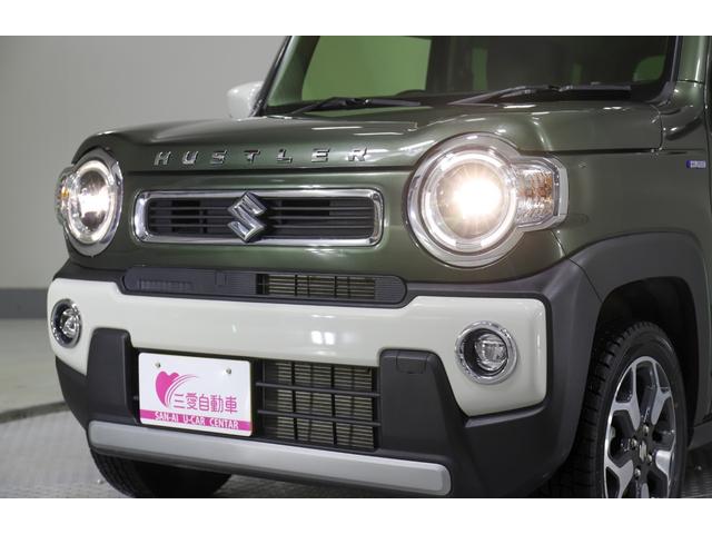 ハスラー ハイブリッドＸ　４ＷＤ　レンタアップ　社外ナビ　ＥＴＣ　衝突軽減サポート　Ｉストップ　レーンアシスト　コーナーセンサー　シートＨ　Ｈミラー　クルコン　ダウンヒルアシスト　グリップモード　スノーモード　純正ＡＷ（50枚目）