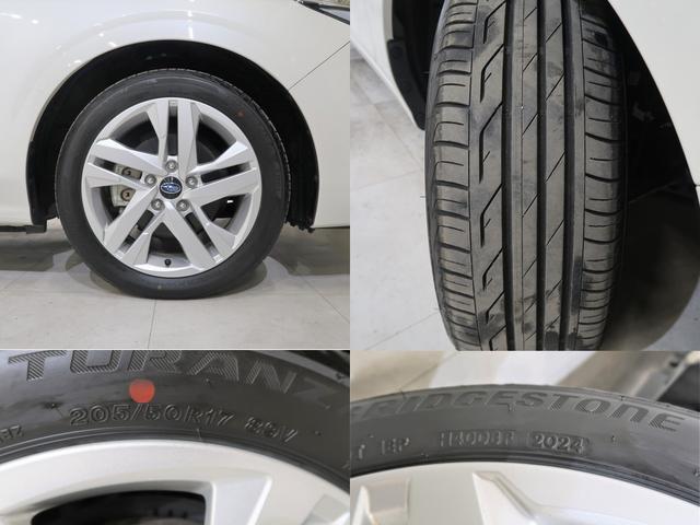 スバルの走りを足元から支える純正１７インチ・アルミホイール！（タイヤは夏タイヤです）