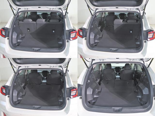 幅広い開口部で横長の荷物も載せられるカーゴルーム！６：４分割可倒式リヤシートを使って荷室をアレンジすれば、大きな荷物や長い荷物なども載せられます。さまざまなライフスタイルに合わせてアレンジできます。