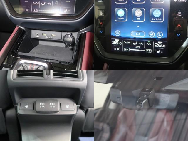 レヴォーグ ＳＴＩ　Ｓｐｏｒｔ　ＥＸ　ＥｙｅＳｉｇｈｔ　Ｘ搭載車　アイサイトＸ　フルエアロ　ＥＴＣ　純正エンジンスターター　フロントカメラ　サイドカメラ　バックカメラ　夏・冬タイヤホイールセット（13枚目）