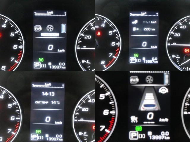 �����̃f�B�X�v���C�ɂ́A�A�C�T�C�g�̍쓮��Ԃ╽�ϔR��Ȃǂ̂��܂��܂ȏ���\���B�V���v���ȃf�U�C���ŁA�^�]���ł��ЂƖڂŏ���ǂݎ��܂��B