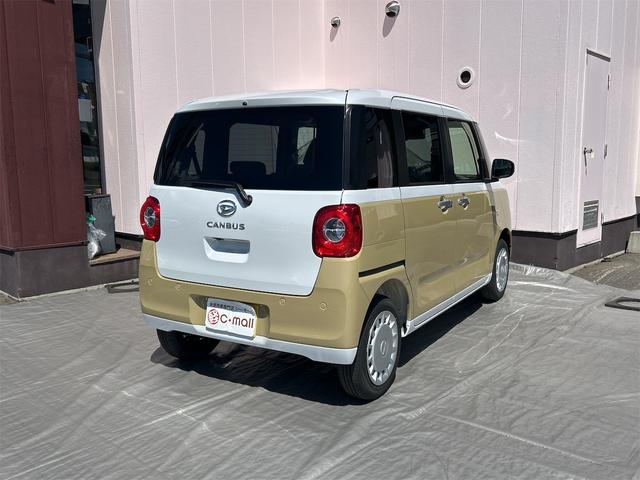 ムーヴキャンバス ストライプスＸ　バックカメラ　両側電動スライドドア　クリアランスソナー　衝突被害軽減システム　オートライト　スマートキー　アイドリングストップ　電動格納ミラー　ベンチシート　ＣＶＴ　ＡＢＳ　ＥＳＣ　エアコン（19枚目）