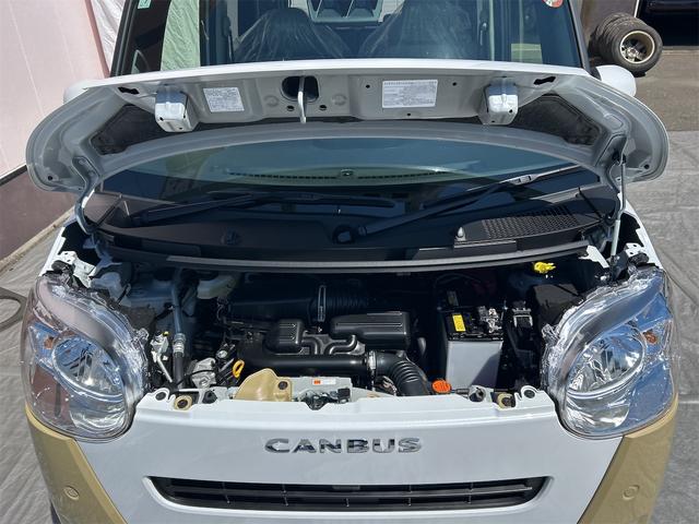 ムーヴキャンバス ストライプスＸ　バックカメラ　両側電動スライドドア　クリアランスソナー　衝突被害軽減システム　オートライト　スマートキー　アイドリングストップ　電動格納ミラー　ベンチシート　ＣＶＴ　ＡＢＳ　ＥＳＣ　エアコン（22枚目）