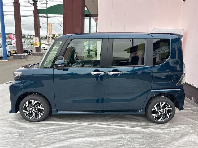 タント カスタムＸ　４ＷＤ　バックカメラ　両側電動スライドドア　クリアランスソナー　衝突被害軽減システム　オートライト　ＬＥＤヘッドランプ　スマートキー　アイドリングストップ　電動格納ミラー　シートヒーター　ベンチシート（16枚目）