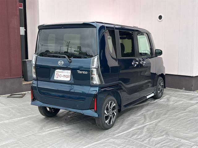 タント カスタムＸ　４ＷＤ　バックカメラ　両側電動スライドドア　クリアランスソナー　衝突被害軽減システム　オートライト　ＬＥＤヘッドランプ　スマートキー　アイドリングストップ　電動格納ミラー　シートヒーター　ベンチシート（18枚目）