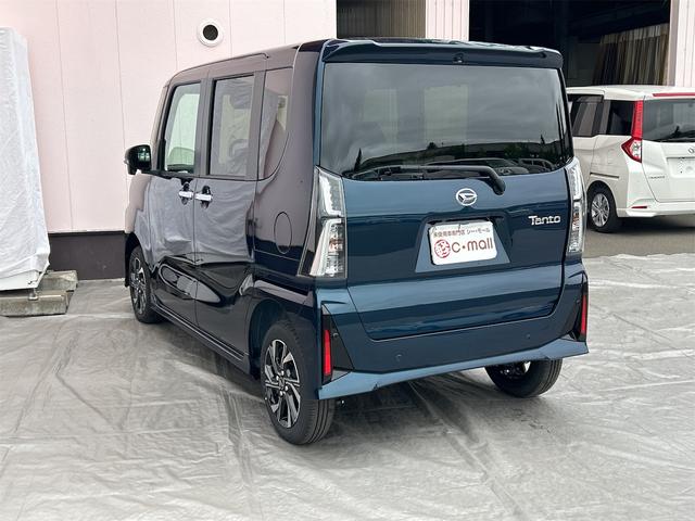 タント カスタムＸ　４ＷＤ　バックカメラ　両側電動スライドドア　クリアランスソナー　衝突被害軽減システム　オートライト　ＬＥＤヘッドランプ　スマートキー　アイドリングストップ　電動格納ミラー　シートヒーター　ベンチシート（20枚目）