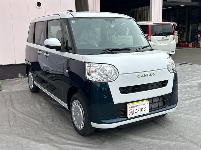 ムーヴキャンバス ストライプスＸ　４ＷＤ　バックカメラ　両側電動スライドドア　クリアランスソナー　衝突被害軽減システム　オートライト　スマートキー　アイドリングストップ　電動格納ミラー　ベンチシート　ＣＶＴ　盗難防止システム　ＡＢＳ（16枚目）