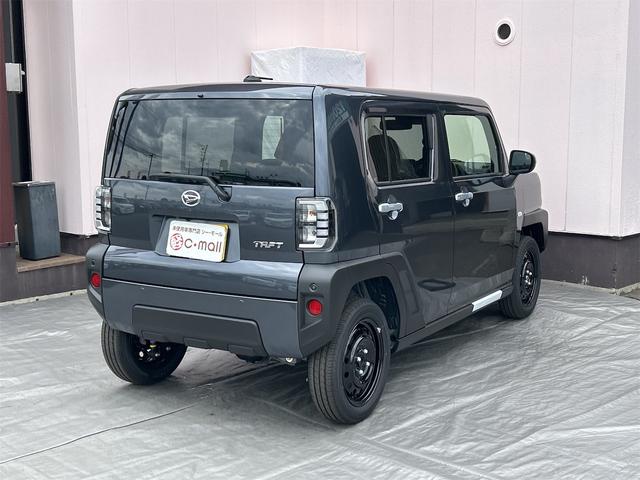 タフト Ｘ　４ＷＤ　バックカメラ　クリアランスソナー　衝突被害軽減システム　オートライト　ＬＥＤヘッドランプ　スマートキー　アイドリングストップ　電動格納ミラー　サンルーフ　ＣＶＴ　盗難防止システム　ＡＢＳ（19枚目）