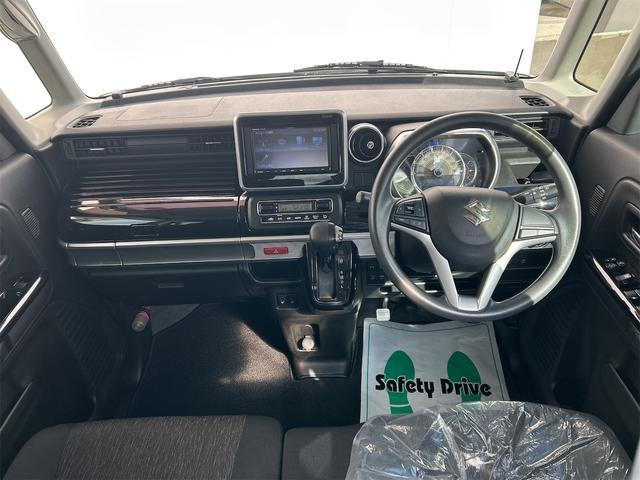 スペーシアカスタム ハイブリッドＧＳ　４ＷＤ　両側スライド・片側電動　ＴＶ　クリアランスソナー　レーンアシスト　衝突被害軽減システム　オートライト　ＬＥＤヘッドランプ　スマートキー　アイドリングストップ　電動格納ミラー　シートヒーター（5枚目）