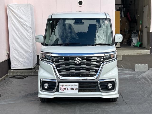 スペーシアカスタム ハイブリッドＧＳ　４ＷＤ　両側スライド・片側電動　ＴＶ　クリアランスソナー　レーンアシスト　衝突被害軽減システム　オートライト　ＬＥＤヘッドランプ　スマートキー　アイドリングストップ　電動格納ミラー　シートヒーター（15枚目）