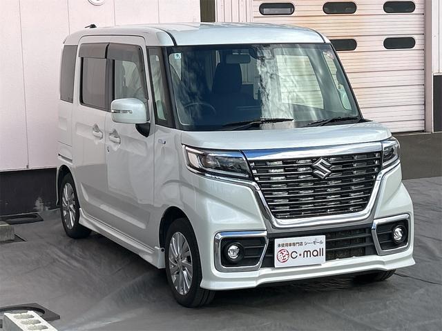 スペーシアカスタム ハイブリッドＧＳ　４ＷＤ　両側スライド・片側電動　ＴＶ　クリアランスソナー　レーンアシスト　衝突被害軽減システム　オートライト　ＬＥＤヘッドランプ　スマートキー　アイドリングストップ　電動格納ミラー　シートヒーター（16枚目）