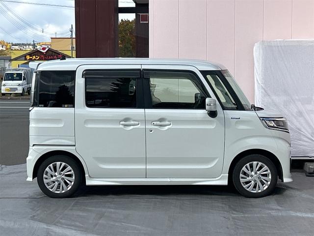 スペーシアカスタム ハイブリッドＧＳ　４ＷＤ　両側スライド・片側電動　ＴＶ　クリアランスソナー　レーンアシスト　衝突被害軽減システム　オートライト　ＬＥＤヘッドランプ　スマートキー　アイドリングストップ　電動格納ミラー　シートヒーター（17枚目）