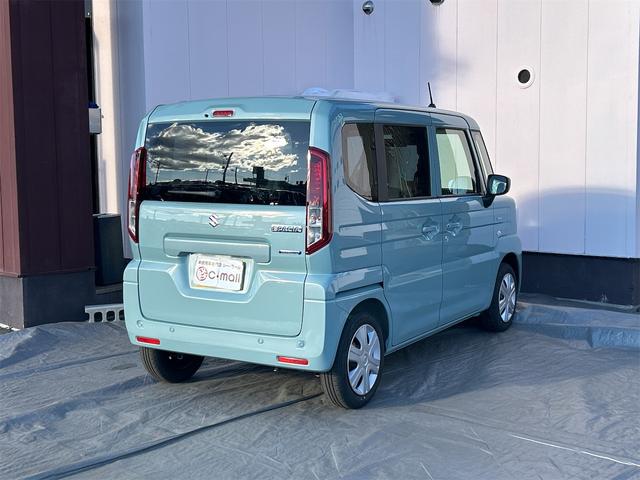 スペーシア ハイブリッドG 4WD 両側スライドドア クリアランスソナー 衝突被害軽減システム オートライト LEDヘッドランプ スマートキー アイドリングストップ 電動格納ミラー シートヒーター ベンチシート CVT(9枚目)