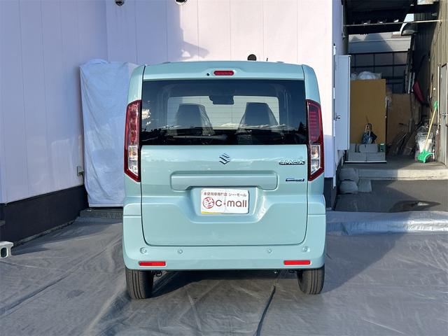 スペーシア ハイブリッドG 4WD 両側スライドドア クリアランスソナー 衝突被害軽減システム オートライト LEDヘッドランプ スマートキー アイドリングストップ 電動格納ミラー シートヒーター ベンチシート CVT(10枚目)