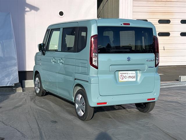 スペーシア ハイブリッドG 4WD 両側スライドドア クリアランスソナー 衝突被害軽減システム オートライト LEDヘッドランプ スマートキー アイドリングストップ 電動格納ミラー シートヒーター ベンチシート CVT(11枚目)