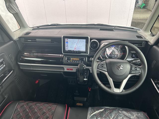 スペーシアカスタム ハイブリッドXSターボ 4WD ETC バックカメラ 両側電動スライドドア ナビ クリアランスソナー オートクルーズコントロール レーンアシスト 衝突被害軽減システム オートライト LEDヘッドランプ スマートキー(5枚目)