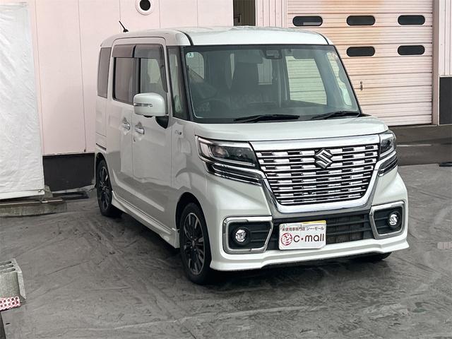 スペーシアカスタム ハイブリッドXSターボ 4WD ETC バックカメラ 両側電動スライドドア ナビ クリアランスソナー オートクルーズコントロール レーンアシスト 衝突被害軽減システム オートライト LEDヘッドランプ スマートキー(15枚目)