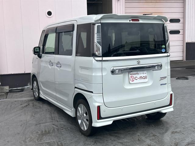 スペーシアカスタム ハイブリッドXS 全周囲カメラ 両側電動スライドドア ナビ クリアランスソナー レーンアシスト 衝突被害軽減システム オートライト スマートキー アイドリングストップ 電動格納ミラー シートヒーター ベンチシート(11枚目)