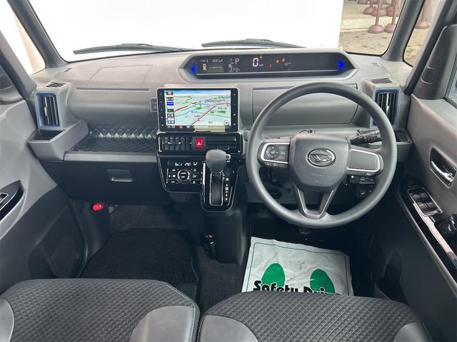 タント カスタムＸセレクション　４ＷＤ　ドライブレコーダー　バックカメラ　両側電動スライドドア　ナビ　クリアランスソナー　衝突被害軽減システム　オートライト　スマートキー　アイドリングストップ　電動格納ミラー　シートヒーター（2枚目）