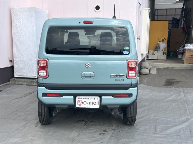 ハスラー ハイブリッドＧ　クリアランスソナー　レーンアシスト　衝突被害軽減システム　オートライト　スマートキー　アイドリングストップ　電動格納ミラー　シートヒーター　ＣＶＴ　盗難防止システム　ＡＢＳ　ＥＳＣ　ＣＤ　ＵＳＢ（10枚目）