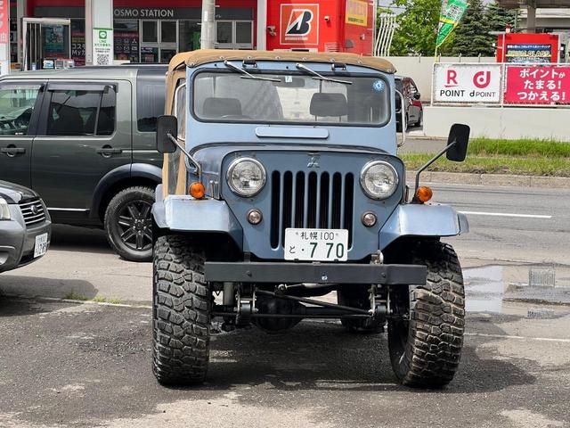 ジープ キャンバストップ　Ｊ５９　ベージュ幌　マフラー　夏冬ホイールタイヤ付き　ビキニトップ　リフトアップ　４ＷＤ　１９８５年式　寒冷地仕様（25枚目）