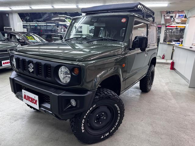 ジムニー ＸＬ　インチアップ（３ｉｎｃ）スマートキー・プッシュスタート・エンジンスターター・フォグランプ・ＥＴＣ・フルセグＴＢ・ＢＴ・ＣＤ・ＤＶＤ・シートヒーター・ドリンクホルダー・横滑り防止システム・車線逸脱・（2枚目）