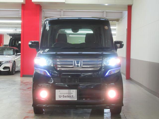 N-BOXカスタム G・ターボパッケージ メモリーナビ 純正エンジンスターター リアカメラ ドアミラーヒーター フルセグ 両側電動スライドドア HID パドルシフト(40枚目)