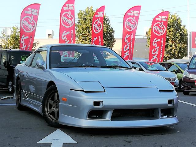 タイプS 車検整備付き 修復歴無 SR20ターボエンジン載せ替え S14タービン ニスモLSD ニスモ強化クラッチ 前置インタークーラー R33燃料ポンプ Defi4連メーター 16インチアルミホイール(2枚目)