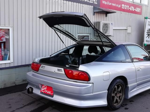 タイプS 車検整備付き 修復歴無 SR20ターボエンジン載せ替え S14タービン ニスモLSD ニスモ強化クラッチ 前置インタークーラー R33燃料ポンプ Defi4連メーター 16インチアルミホイール(10枚目)