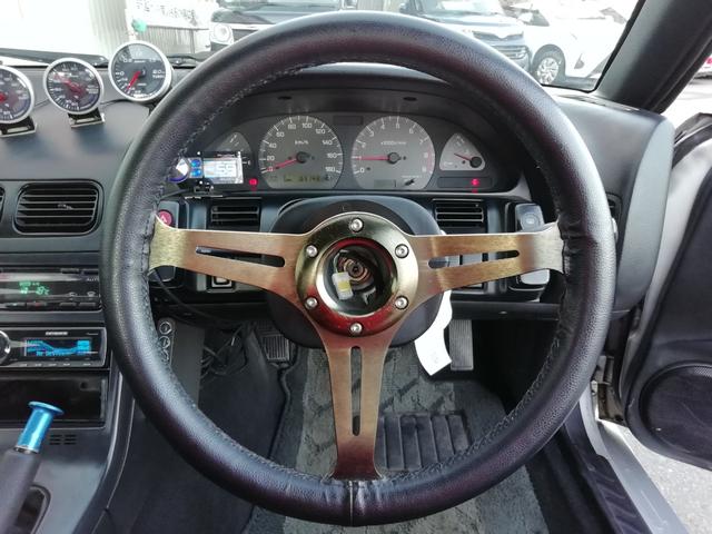 タイプS 車検整備付き 修復歴無 SR20ターボエンジン載せ替え S14タービン ニスモLSD ニスモ強化クラッチ 前置インタークーラー R33燃料ポンプ Defi4連メーター 16インチアルミホイール(21枚目)