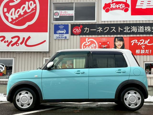 アルトラパン S 4WD/社外ナビ・TV/シートヒーター/衝突軽減ブレーキ/プッシュスタート/スマートキー/社外エンジンスターター(2枚目)