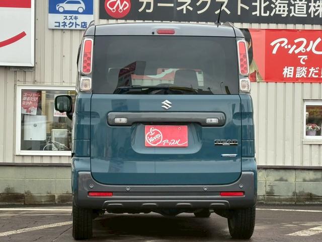 スペーシアギア ハイブリッドＸＺ　４ＷＤ／社外ナビ・フルセグＴＶ／全方位カメラ／両側パワースライドドア／シートヒーター／衝突軽減ブレーキ／車線逸脱警報／プッシュスタート／スマートキー（3枚目）