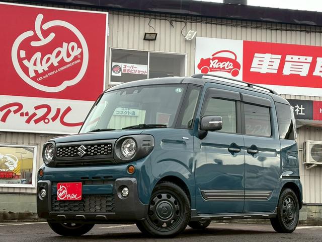 スペーシアギア ハイブリッドＸＺ　４ＷＤ／社外ナビ・フルセグＴＶ／全方位カメラ／両側パワースライドドア／シートヒーター／衝突軽減ブレーキ／車線逸脱警報／プッシュスタート／スマートキー（28枚目）