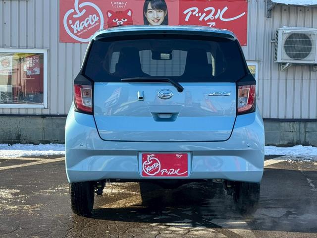 ミライース Ｘ　リミテッドＳＡＩＩＩ　スマートアシスト／オートライト／ＬＥＤヘッドライト／クリアランスソナー／４ＷＤ（6枚目）