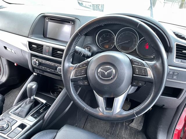 ＣＸ－５ ＸＤ　Ｌパッケージ　ワンオーナー車　寒冷地仕様　ディーゼル４ＷＤ　純正ナビ　バックカメラ　フルセグＴＶ　Ｂｌｕｅｔｏｏｔｈ　レザーシート　シートヒーター　パワーシート　ＬＥＤオートライト　夏タイヤ冬タイヤ付き　ＥＴＣ（10枚目）